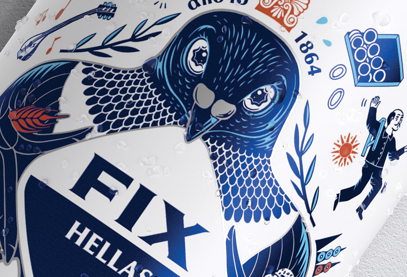 FIX Hellas啤酒包装设计 FIX Hellas啤酒包装设计